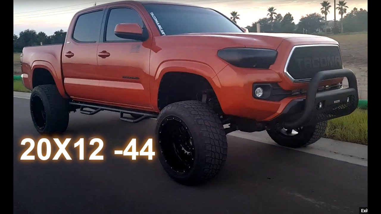 2016 Tacoma 20x12 -44 Offset Rims