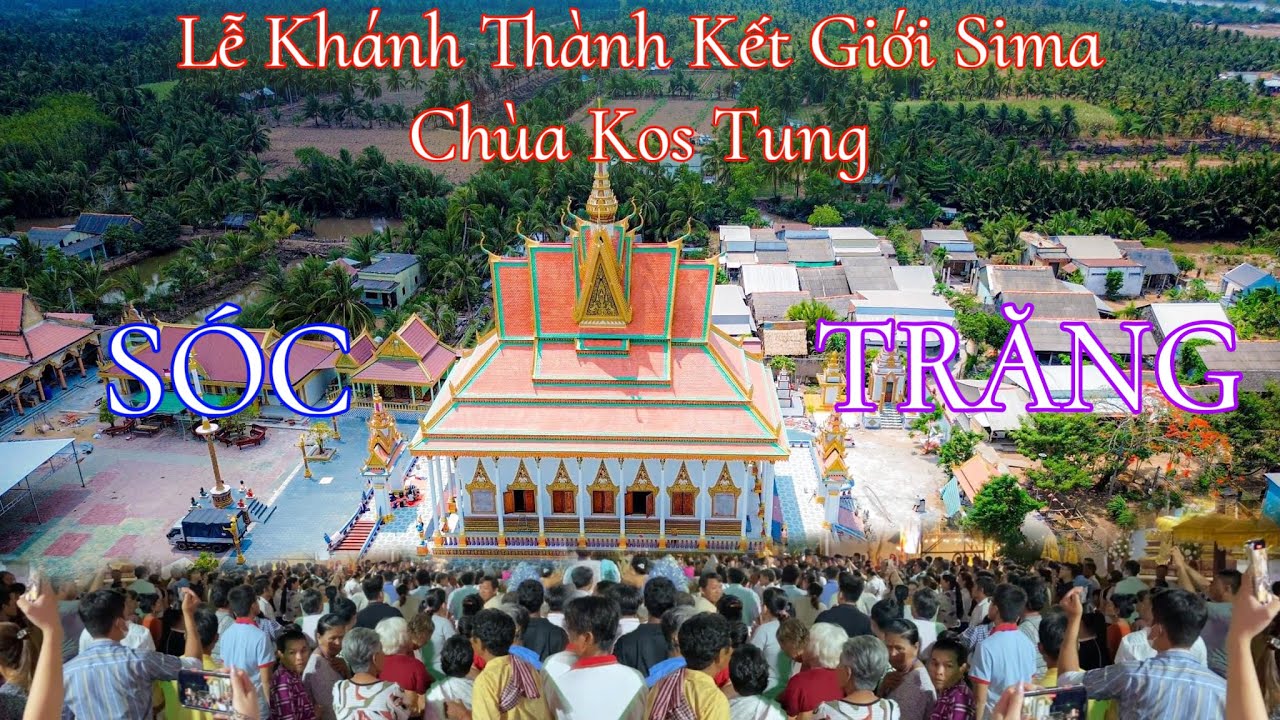 ĐMN - Đêm Cuối Diễu Hành Đá SiMa Tại Chùa Kos Tung Lễ Khánh Thành Ngôi Chánh Điện.