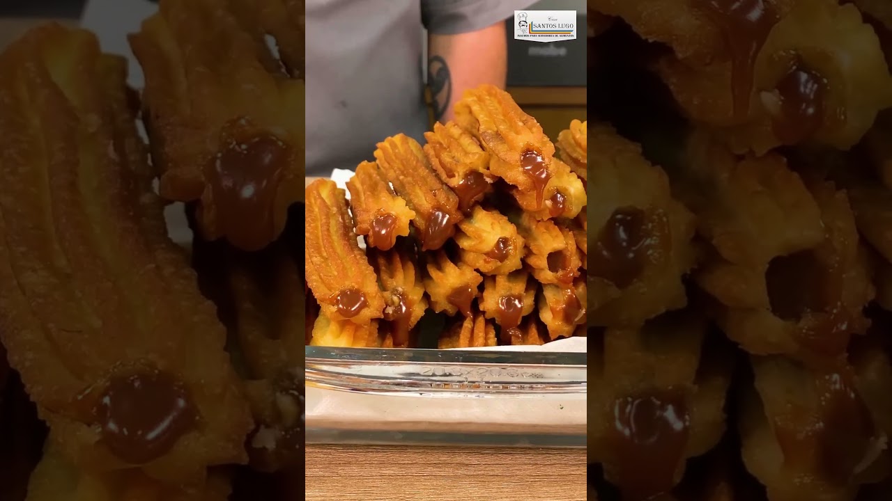 CHURROS RELLENOS ⭐TUTORIAL 👨🏻&zwj;🍳  #receta #tendencia #churros #viral #postre #recetafacil #tutorial