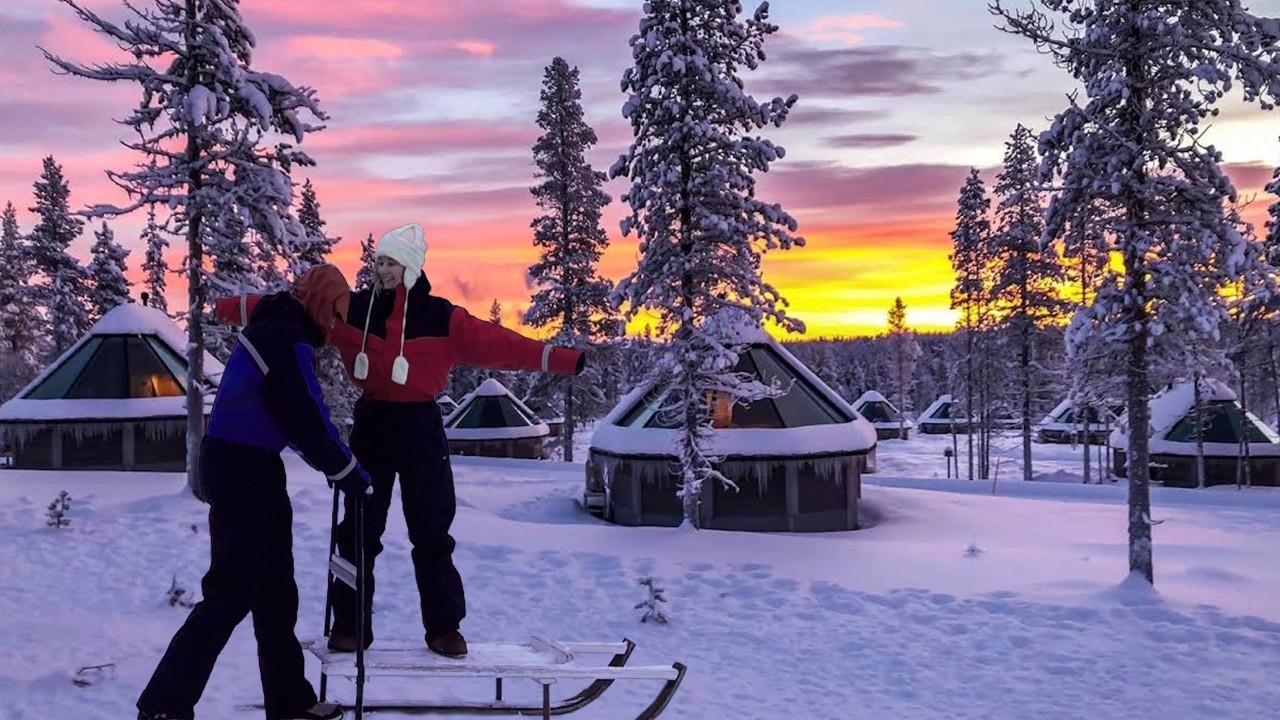 Kuzey Işıkları Rotası Yapıyorum❄️Tek Otel ve Tüm Aktiviteler Aynı Yerde Olsun Derseniz, İşte Burası!