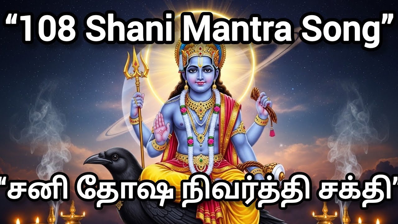 “108 Shani Bhagavan Mantra Song | சனி பகவான் அருள் பாடல் | Om Shani Devaya Nam”