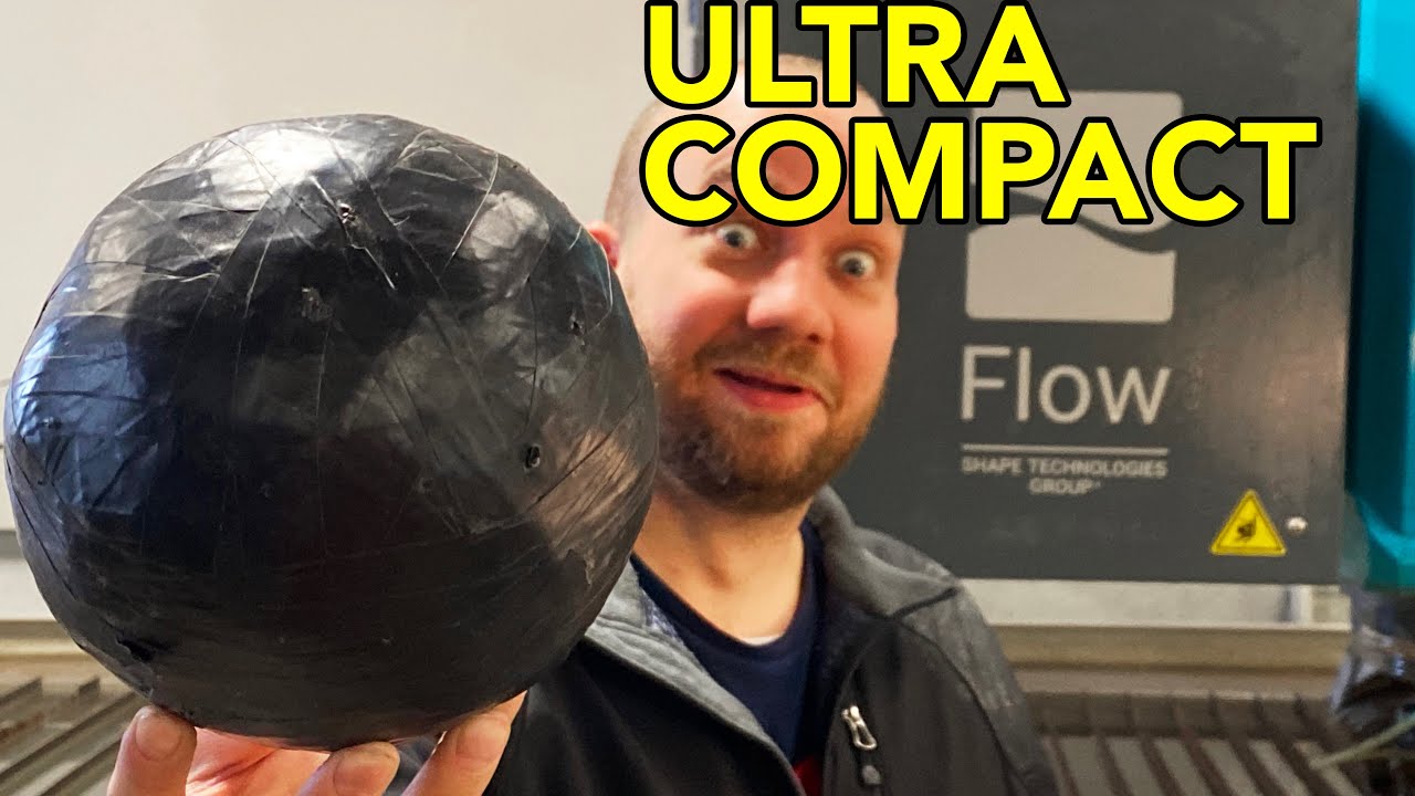 11 Pound Electrical Tape Ball vs 60,000 PSI Waterjet