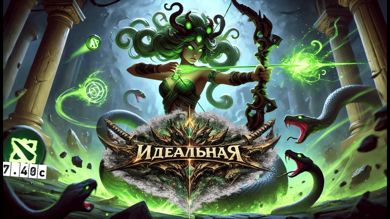 Идеальная на Carry Medusa Turbo Dota 7.40c