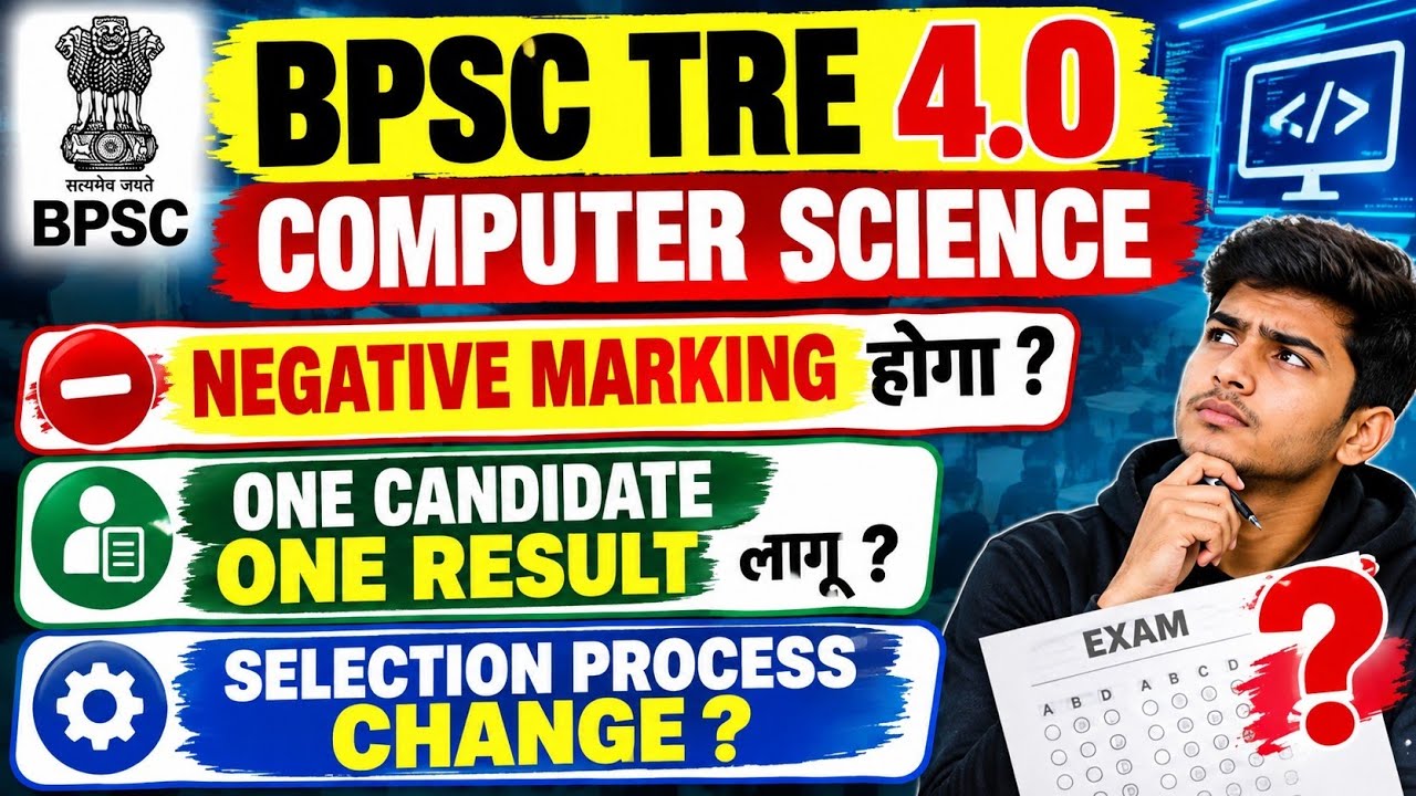 BPSC TRE 4 NOTIFICATION OUT || Computer Science Vacancy 2026 || BPSC COMPUTER TEACHER Vacancy 2026