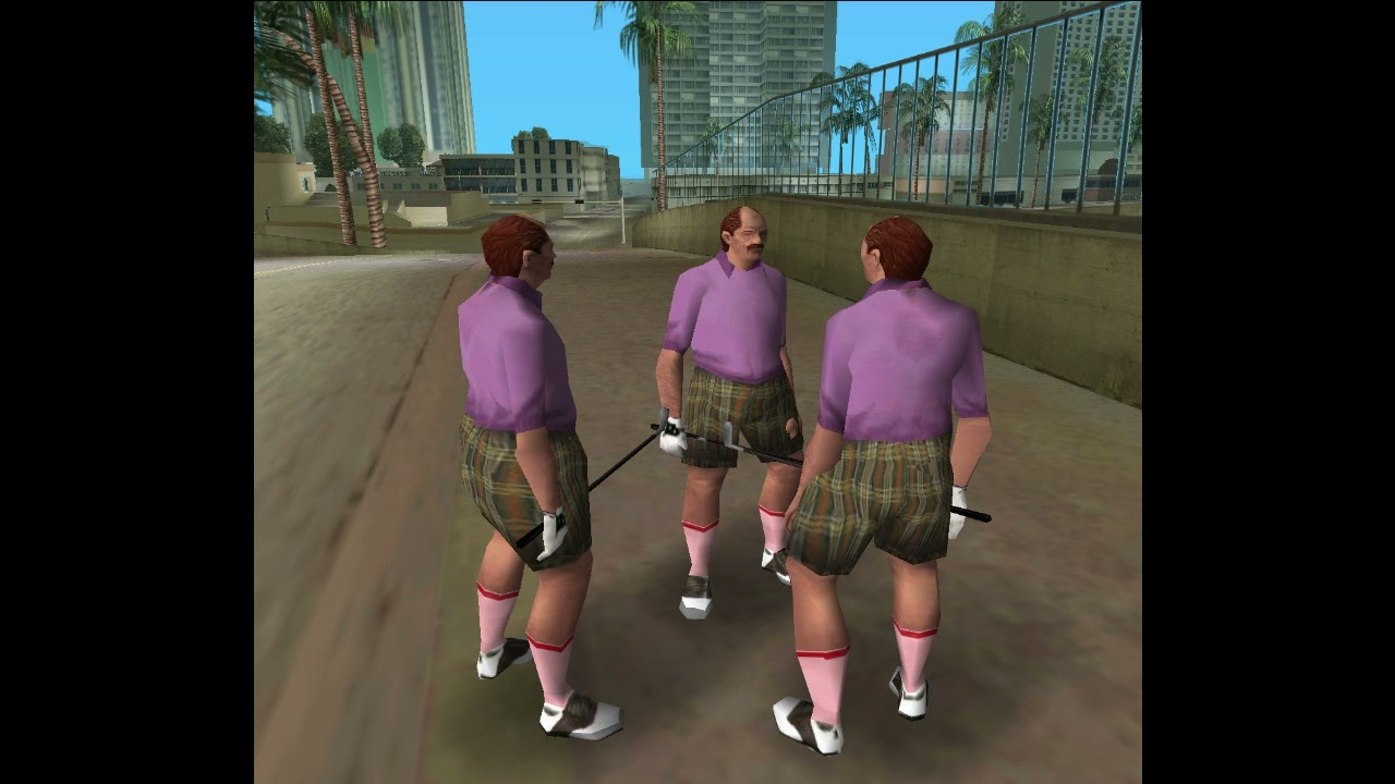 GTA VC Ped Quotes - Old Male Golfer (Golfer Gang)