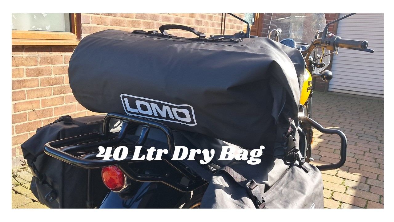 Lomo Watersports Motorcycle Sissy Bar Dry Bag