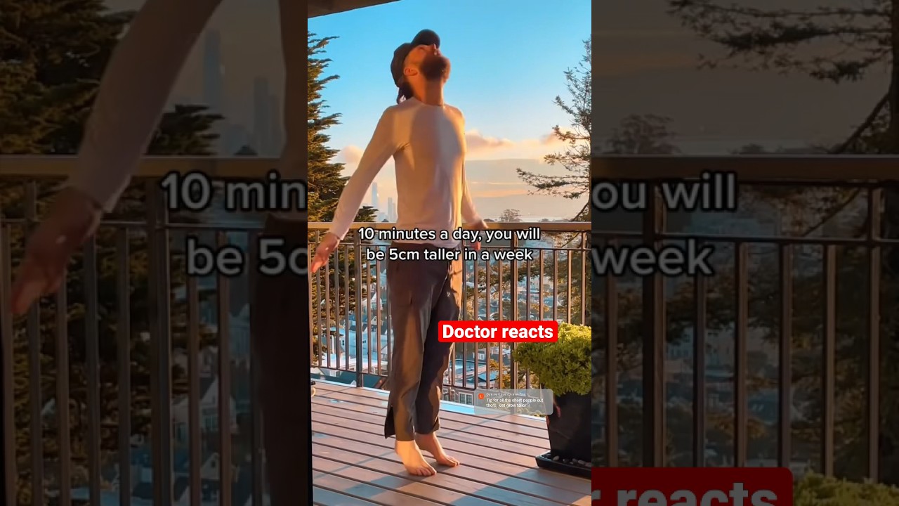 Doctor reacts: this exercise makes you taller?