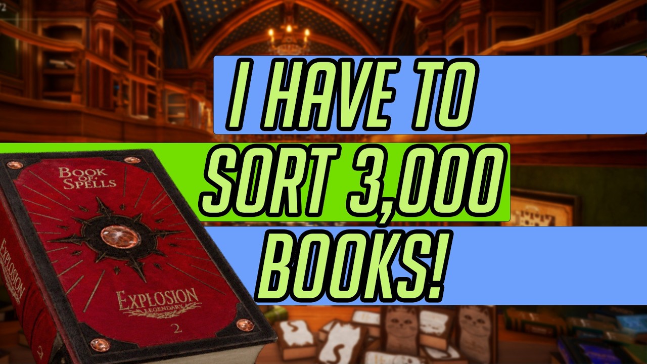 📚 НАМ НУЖНО РАЗОБРАТЬ БОЛЕЕ 3000 КНИГ В ЭТОЙ УЮТНОЙ ИГРЕ ПРО БИБЛИОТЕКУ. Ч. 3