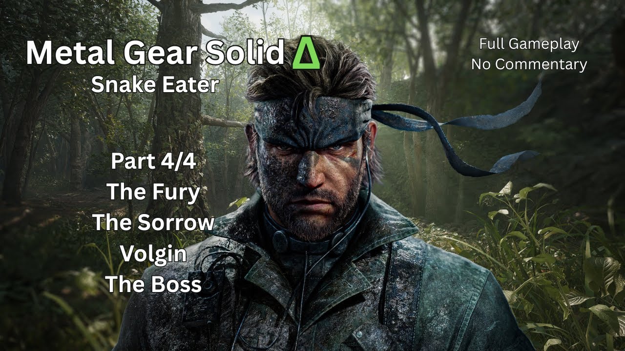 Metal Gear Solid Delta | No Commentary | Part 4/4