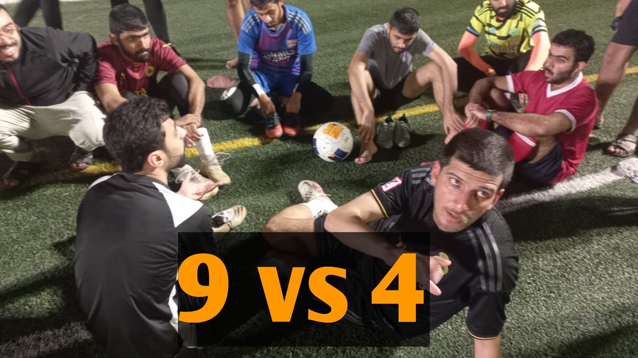 Night football match || Qatar football ground || Ali match haar gaya