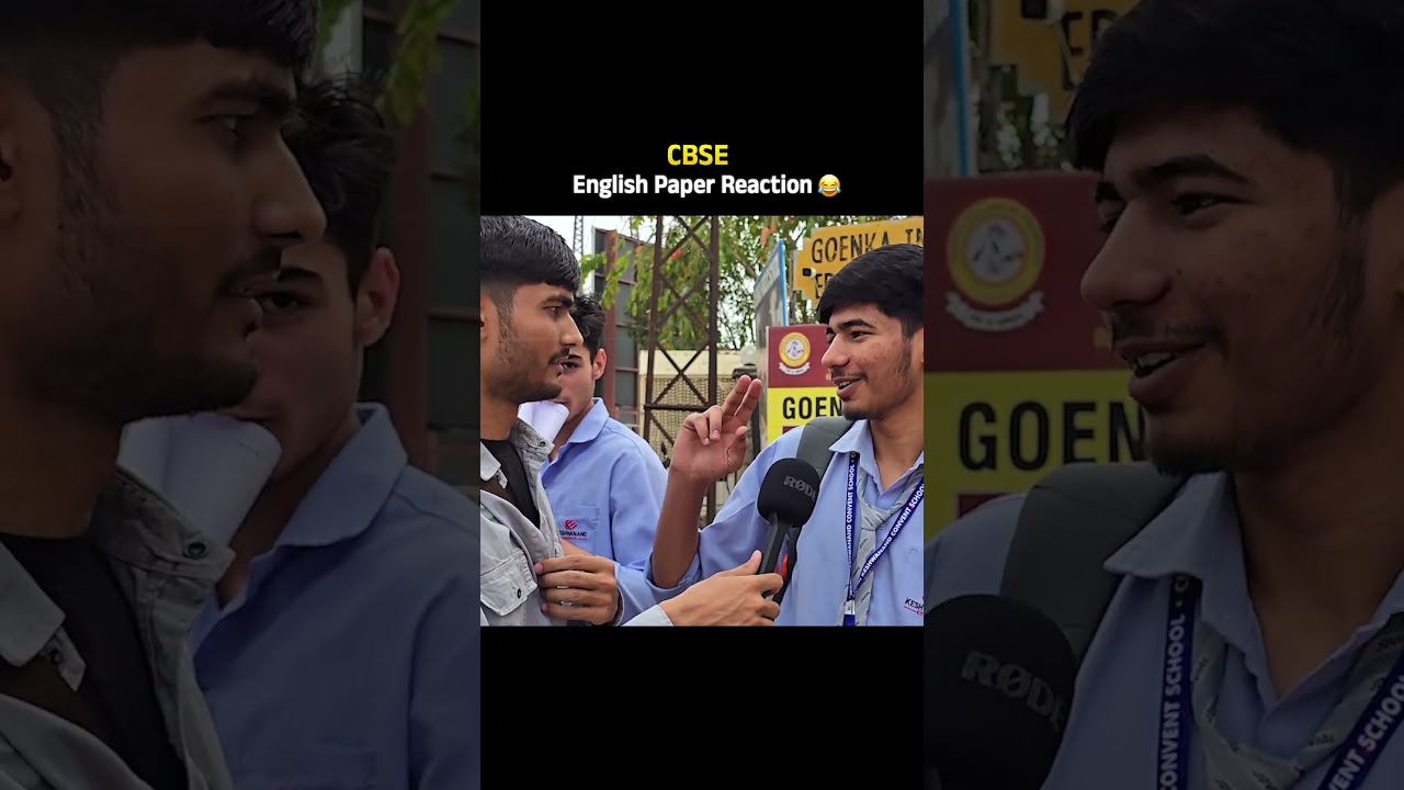 CBSE English Paper Reaction 💯😂 #cbse2026 #shorts