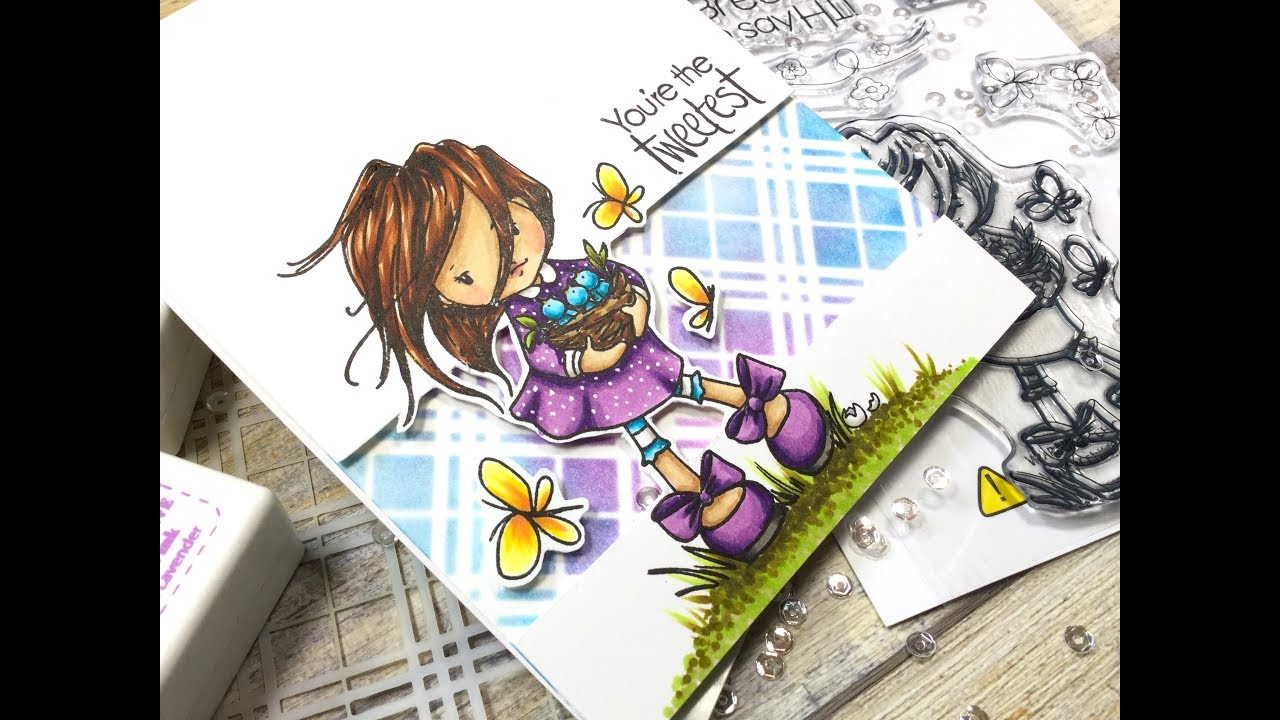 Copic coloring new Just Breezin' By stamp
