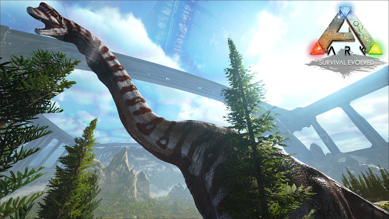 AKHIRNYA PASUKAN DINOKU MELAWAN BRACHIOSAURUS DAN MENANG.... ARK: Survival Evolved GAMEPLAY #8