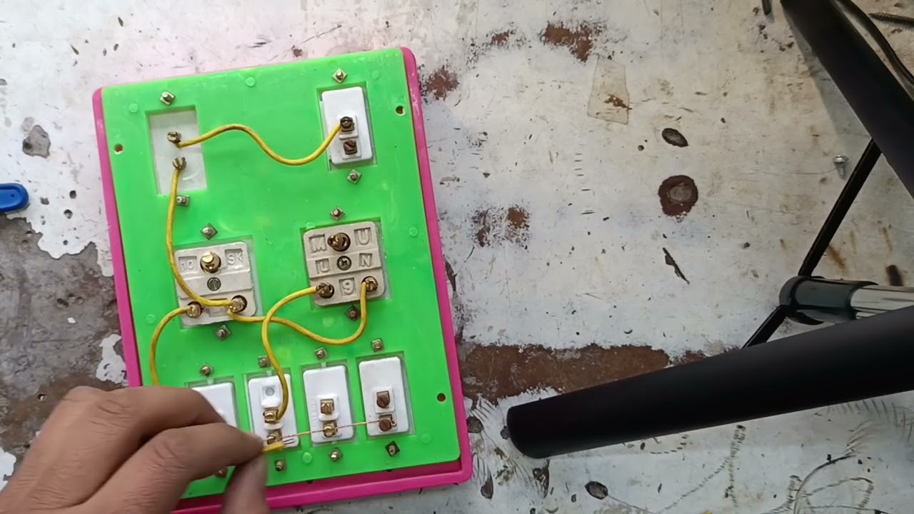 Complete Wiring of 2 Socket + 5 Switch + 1 Holder | Electrician Tutorial