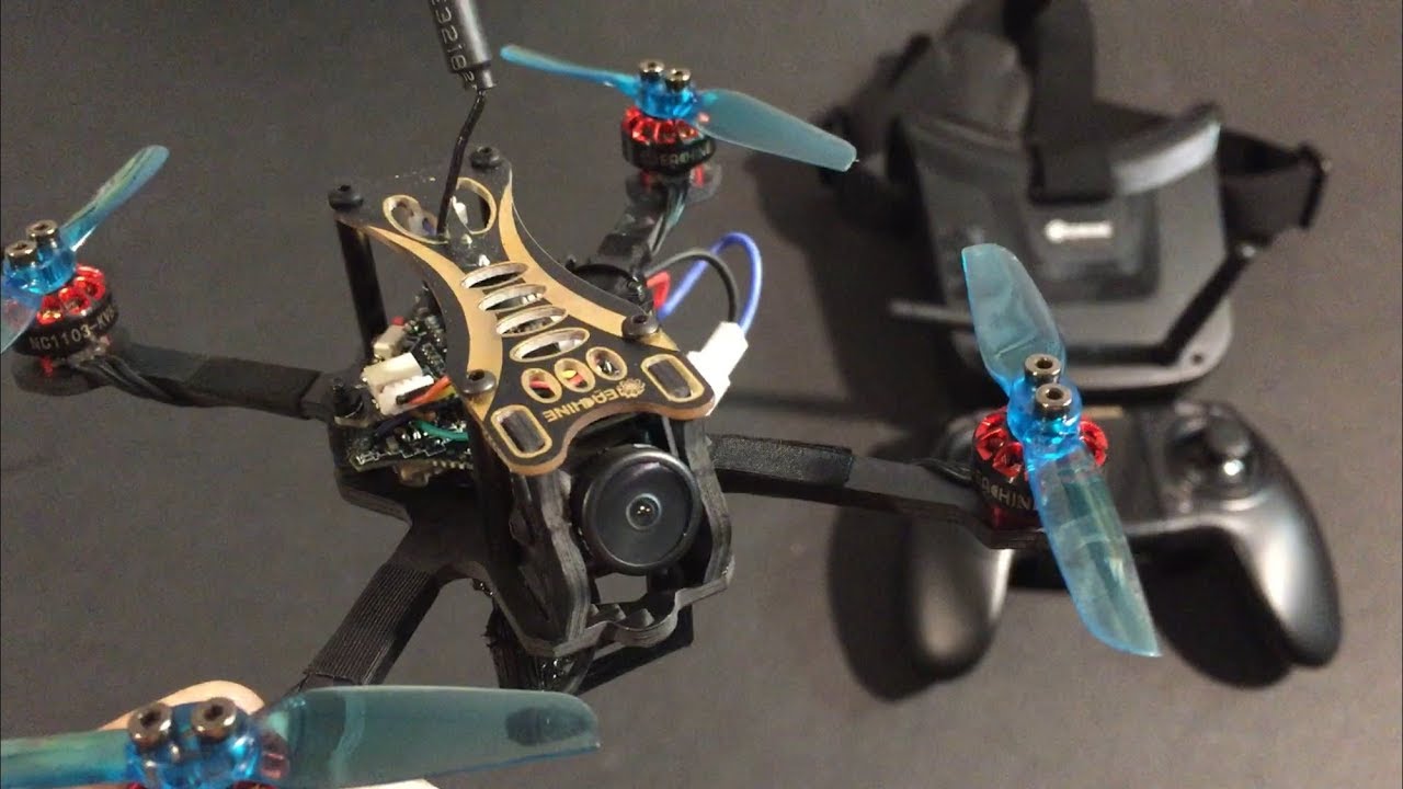 Test Flight  Eachine Novice-II 1-2S 2.5 Inch FPV Racing Drone