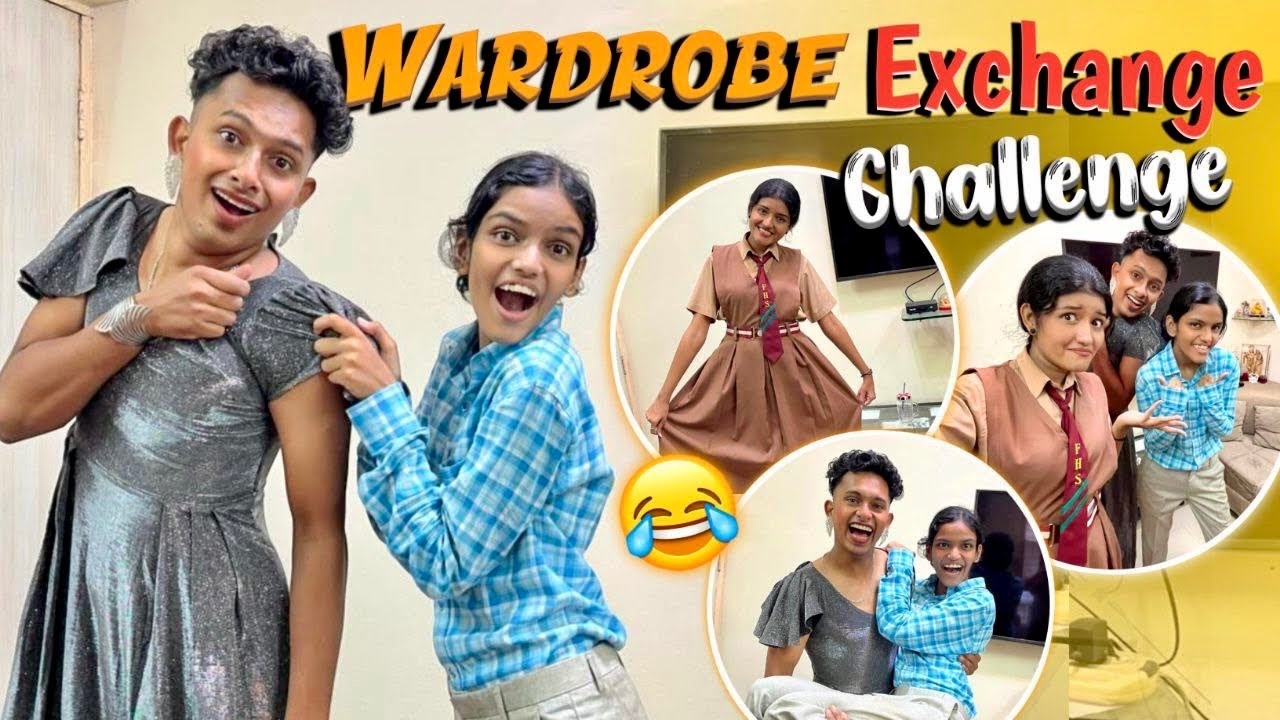 Wardrobe Exchange Challenge😜 gone wrong😂