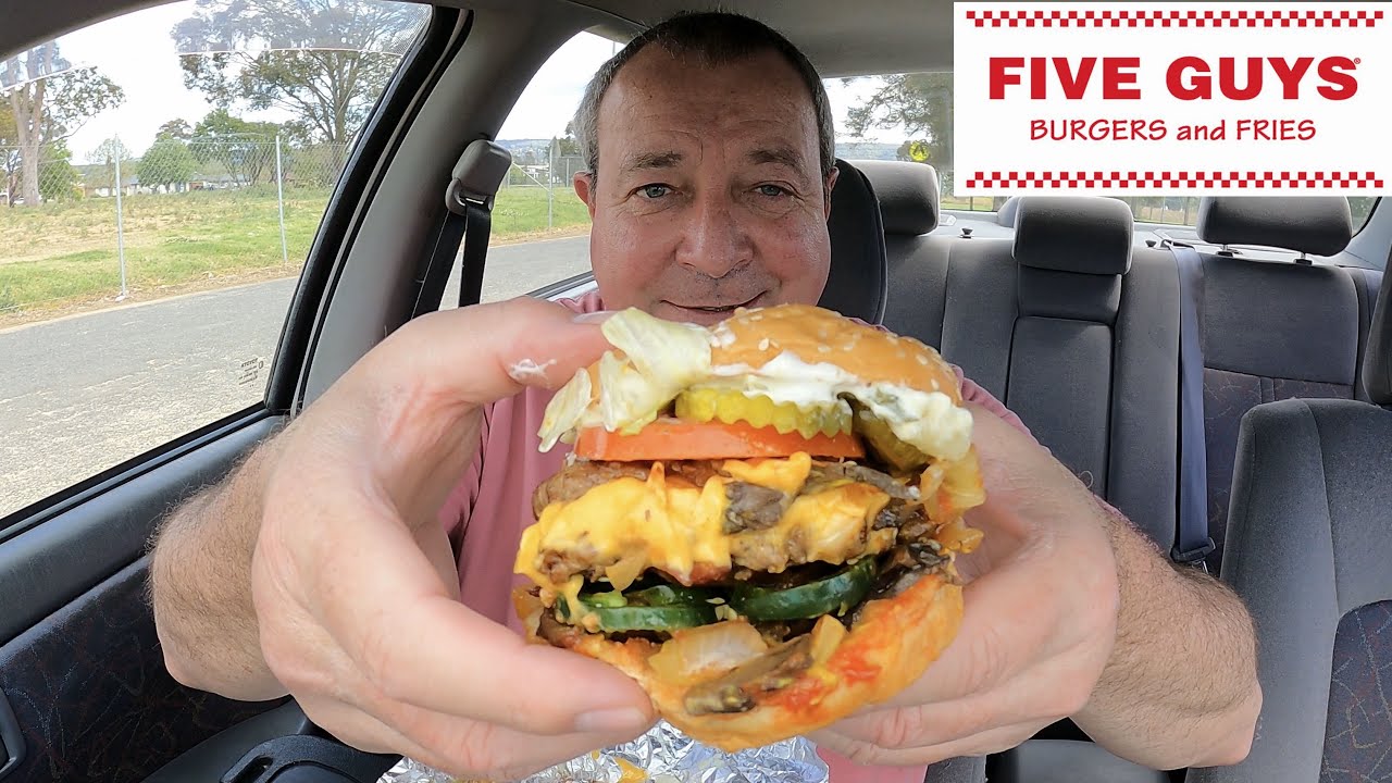 Five Guys Bacon Cheeseburger Fully Loaded OZ Style