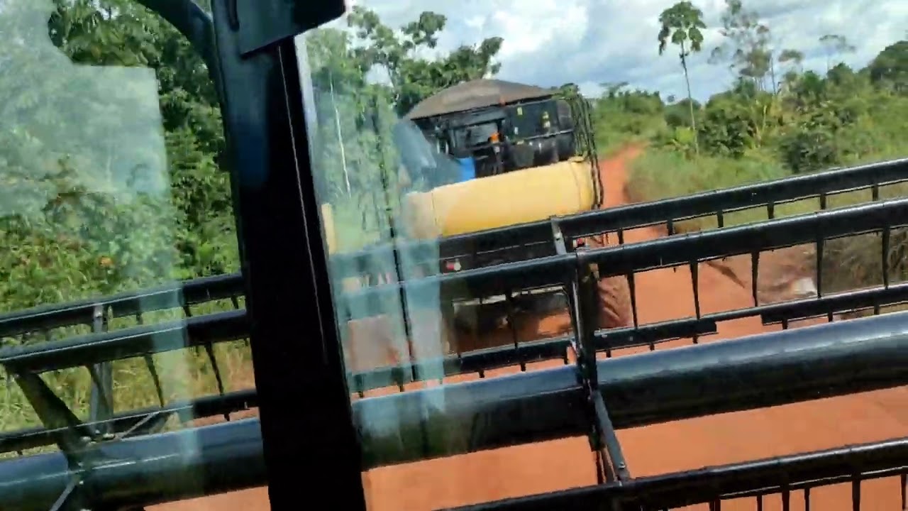 colheita de soja no MT + mudando m&aacute;quinas de fazenda
