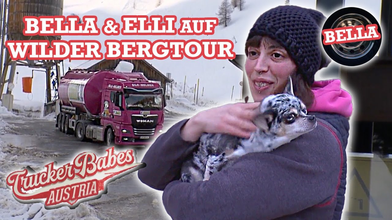 Trucker Babe Isabella unterwegs in eisigen Höhen 🏔 🚛 | Trucker Babes Austria | ATV
