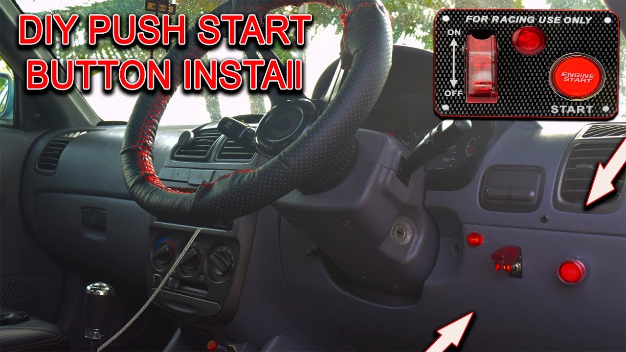 IGNITION PANEL INSTALL / DIY Push Start Button install /Wish Car Parts