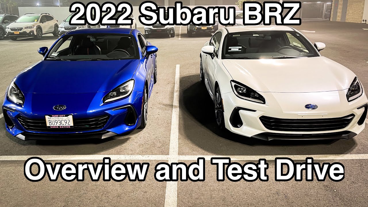 2022 BRZ Premium Model Introduction Overview and Test Drive