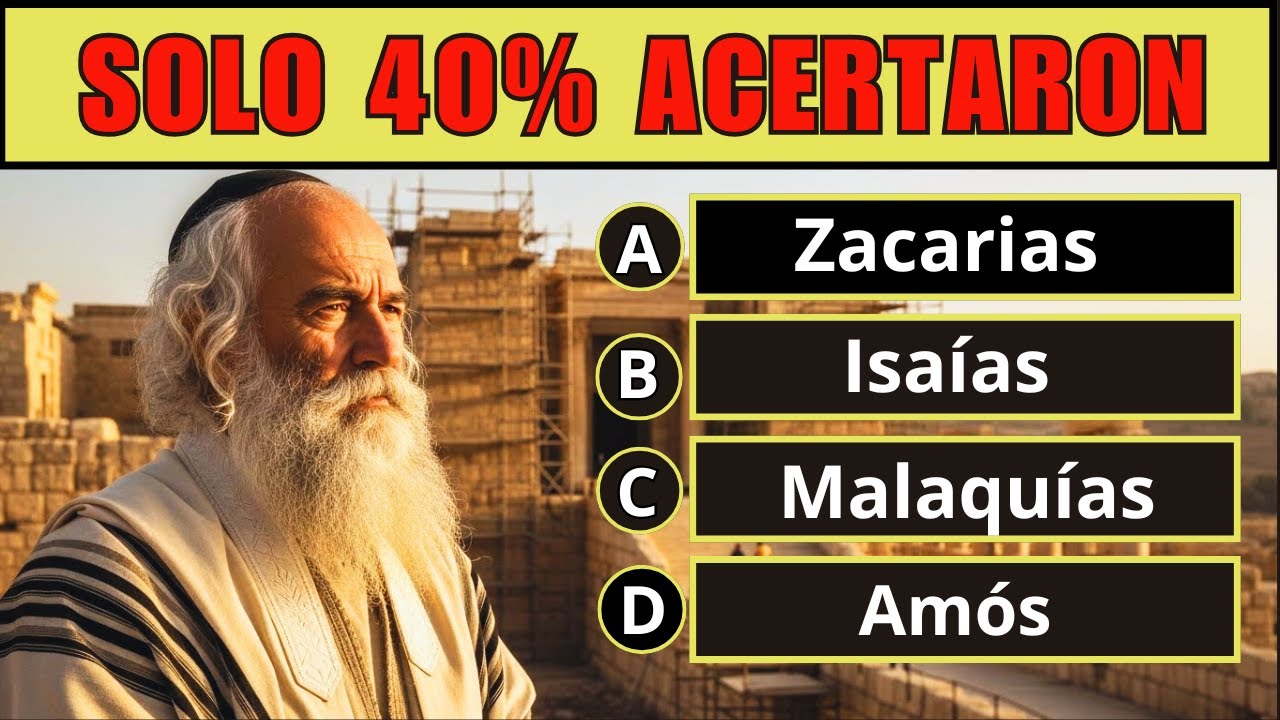 PROFETA ZACARIAS CON 50 PREGUNTAS DE LA BIBLIA/ Reto Biblico Divertido