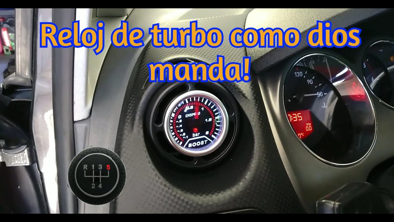 Como montar - instalar reloj presion turbo paso a paso ¡Como dios manda! Seat Aleta 1.9 Leon II 1.9