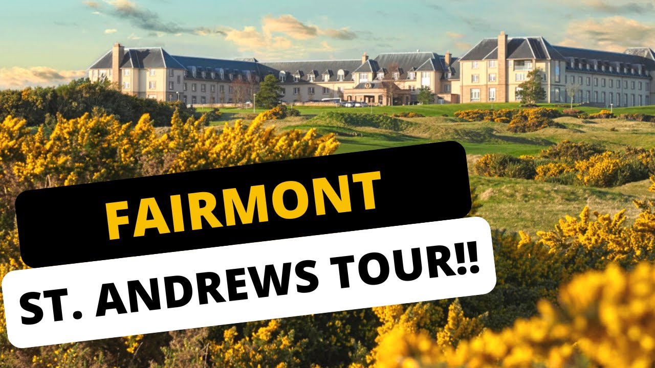 Fairmont St. Andrews Room and Hotel Tour - Scotland Travel Vlog