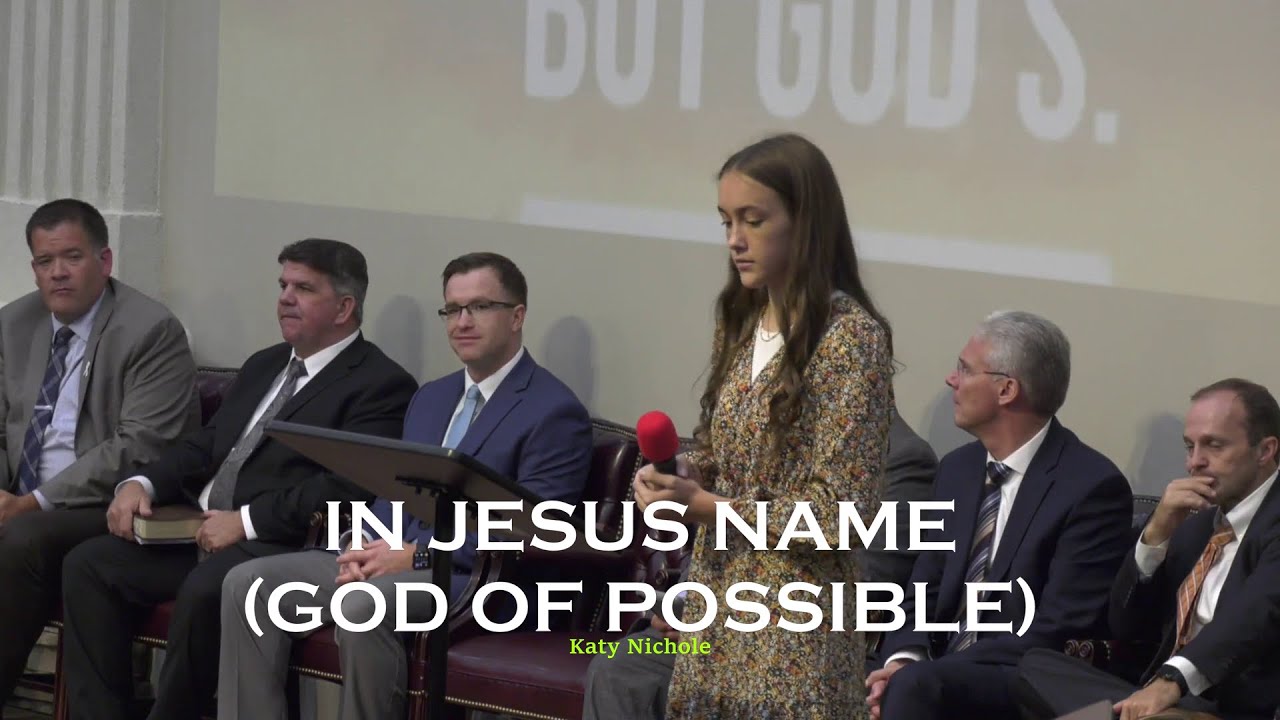 In Jesus Name: God of Possible / Honey in the Rock (Evening Light Tabernacle)