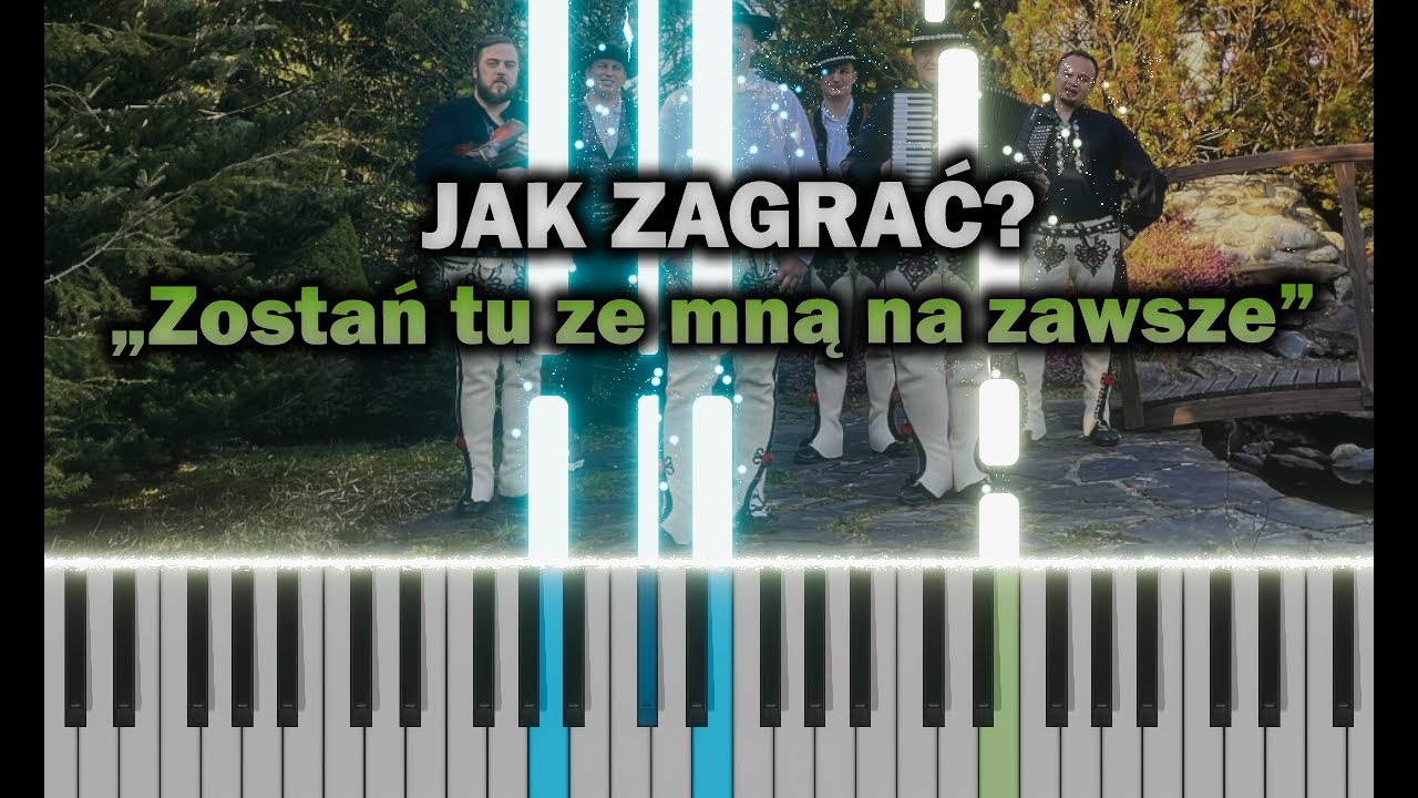 Bajeranty - Zostań tu ze mną na zawsze 🎹 Piano Tutorial | Nuty | 🔥 ŁATWE 🔥