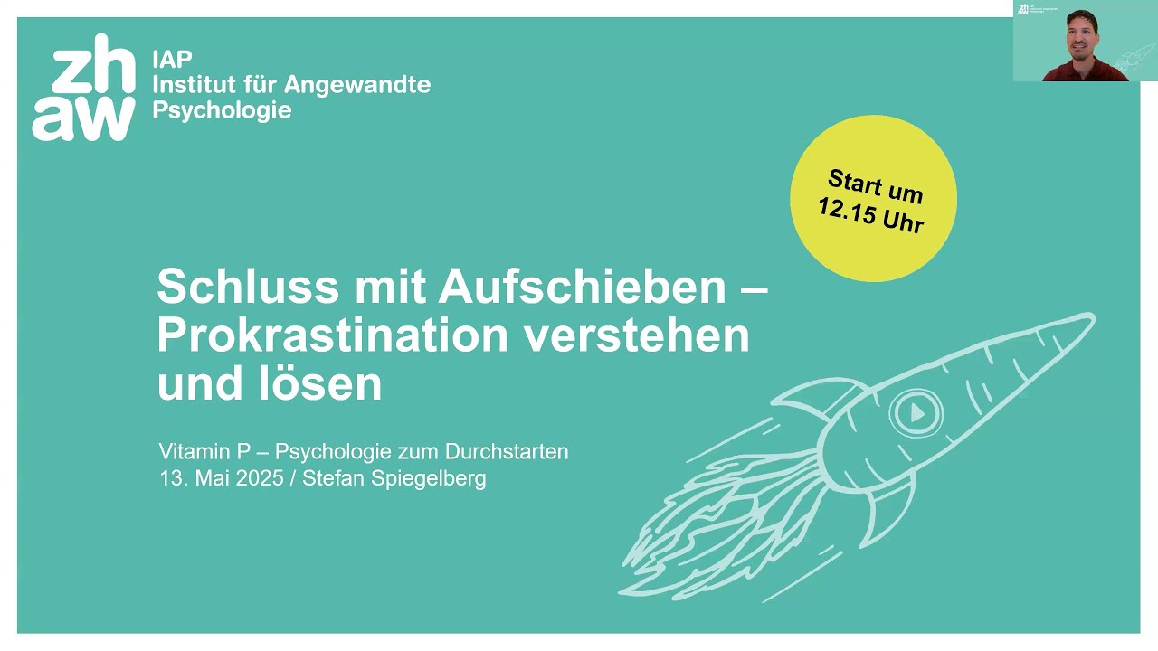 Vitamin P: Schluss mit Aufschieben – Prokrastination verstehen und lösen