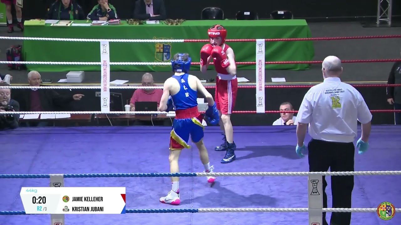 2024 National BG4 Championship: 44kg Jamie Kelleher (Glen) v Kristian Jubani (Crumlin)