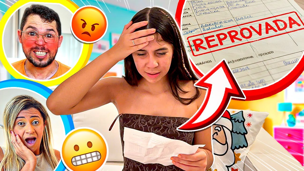SARAH FOI REPROVADA NA ESCOLA? * Teve que contar para os pais | Sarah de Ara&uacute;jo