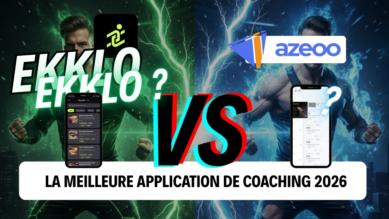 Ekklo ou Azeoo Avis et Comparatif 2026 (et code promo -15%) pour ton application de coach sportif