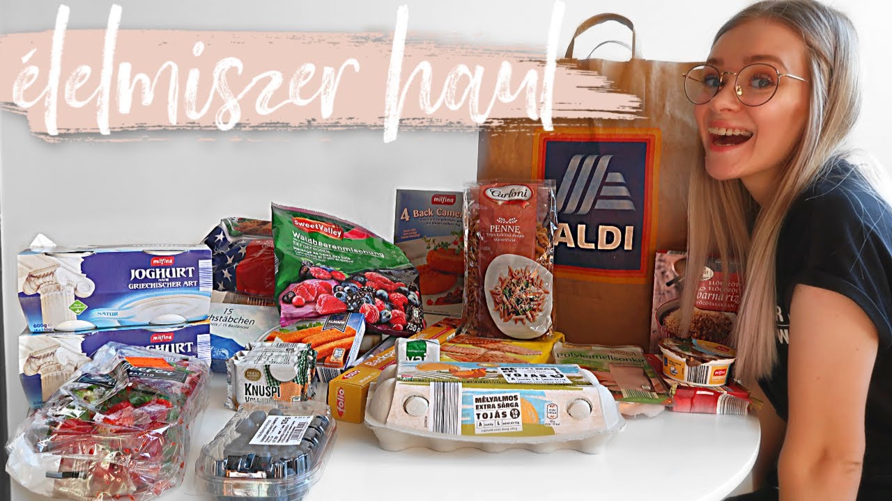 ALDI HAUL | nagyjából egészséges finomságok jó áron! :D
