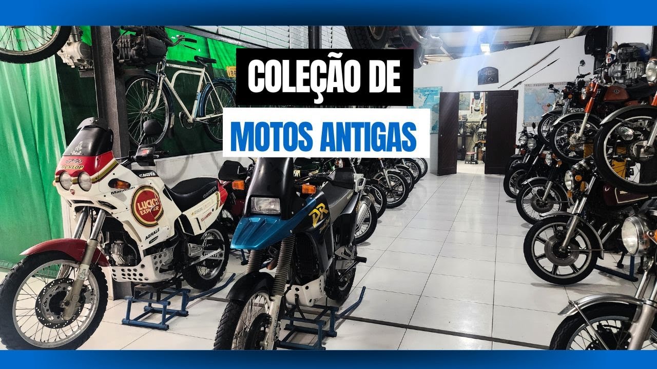 Visita a Coleção de Motos Antigas de Tácio Sampaio, a Lenda do Motociclismo Brasileiro