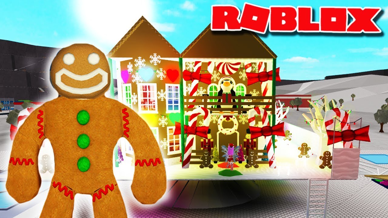 I MADE A GINGERBREAD HOUSE | Bloxburg Roleplay | Roblox
