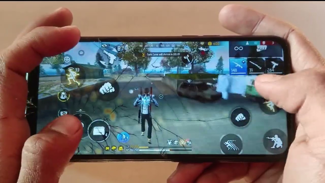 BR Rank Handcam Free Fire Max Realme C2 Low -End Device gameplay 
