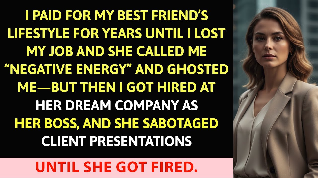 I Paid for My Best Friend's Lifestyle for Years Until I Lost My Job and She Called Me Negative...