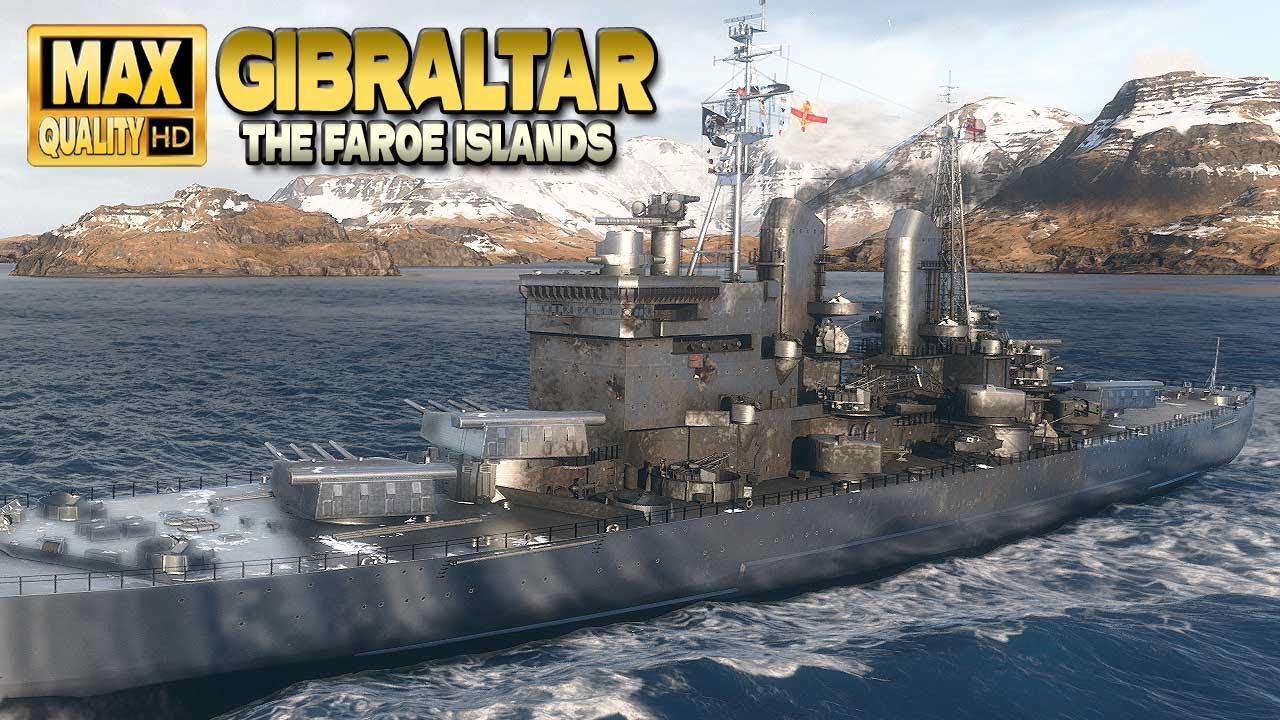 Крейсер «Гибралтар»: лучший игрок на карте «Фарерские острова» — World of Warships
