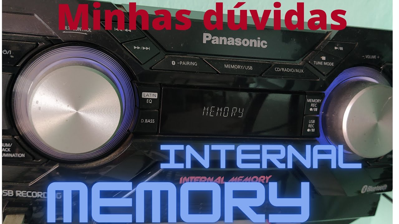 Panasonic Akx 440 como modificar a reprodução na memória interna?