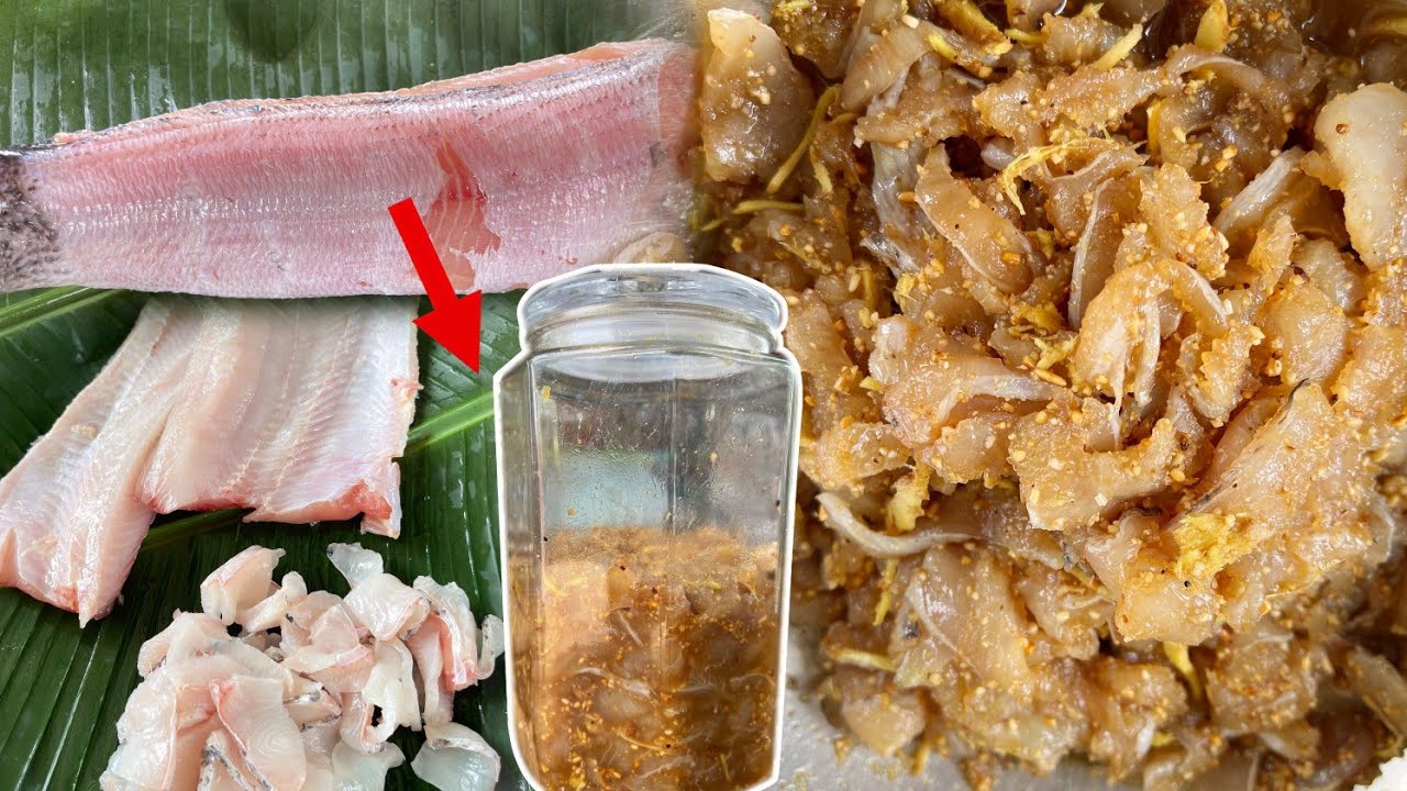 របៀបធ្វេីមុាំត្រីឆ្ដោសាច់សុតអាចញាំឆៅបានរូបមន្តគ្រួសារខ្ញុំ _Mum Chao Trey Chdao(Part1)#ahmey #food