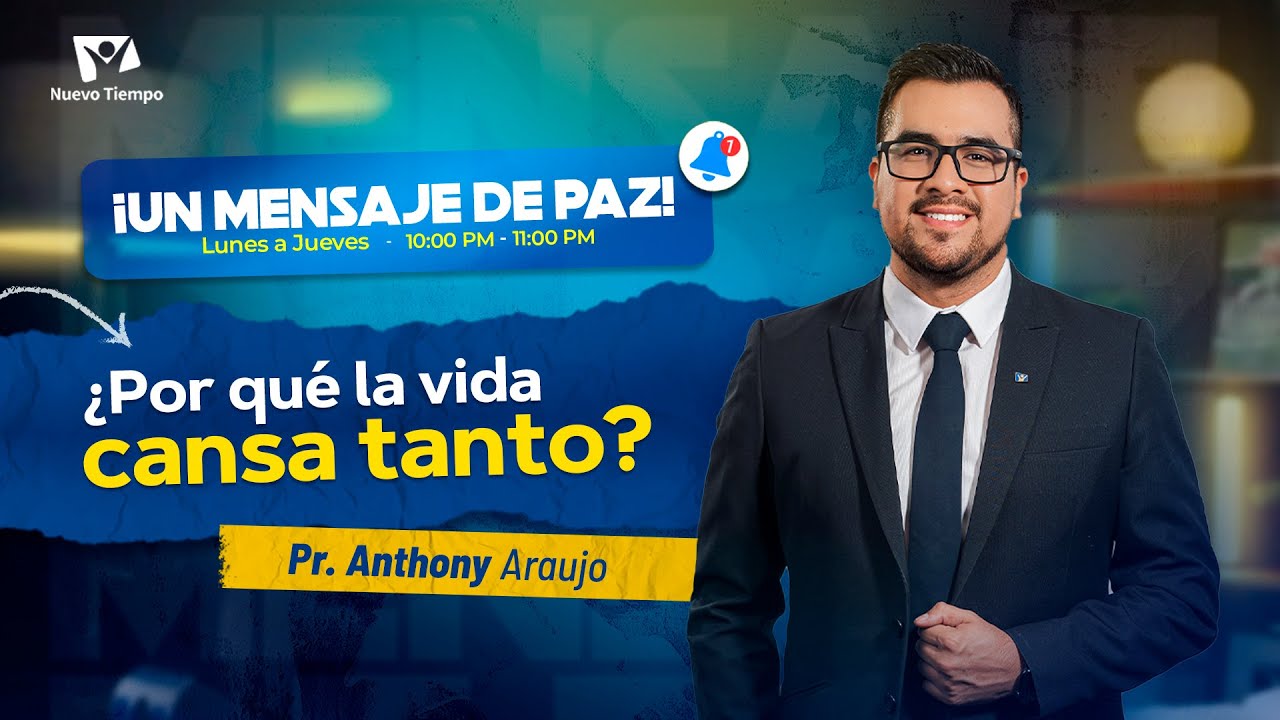 🎙️ Ten PAZ en medio del AGOTAMIENTO | Un mensaje de paz | Anthony Araujo
