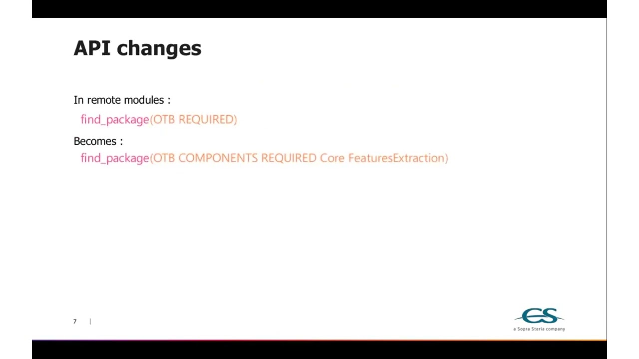 OTB Users Days 2024 - OTB Modularization
