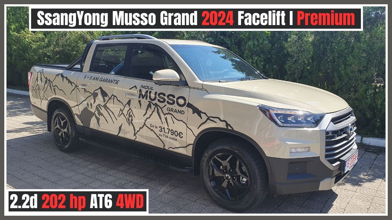 2024 SsangYong Musso Grand (Facelift) Review Interior & Exterior Details