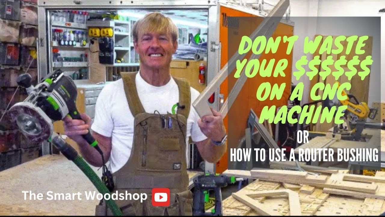 Don't waste your $$$$$$ on a CNC machine or How to use a router bushing.