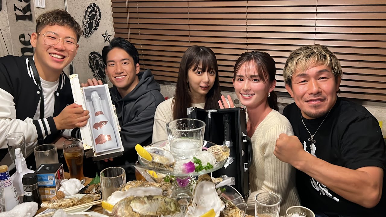 牡蠣ベロでシャンパンパーティーしたら驚きの会計に…！