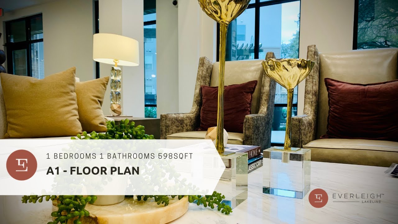 A1 Floor plan 598 SQFT