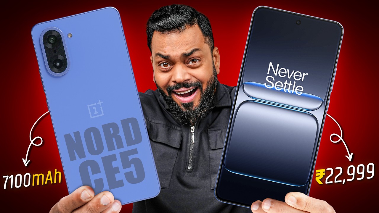 OnePlus Nord CE 5 Unboxing & Quick Review ⚡ Best OnePlus Phone @ ₹22,999*!?