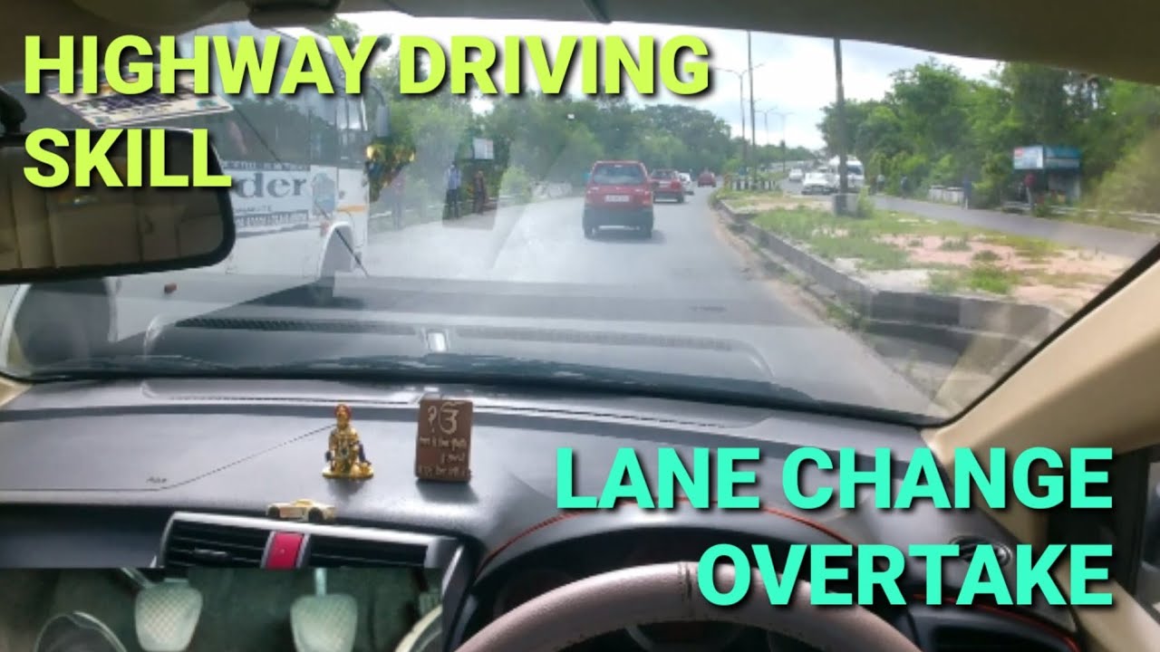 Highway lane change with accelerator and speed control| Keep car stable in highway| Rahul Drive Zone